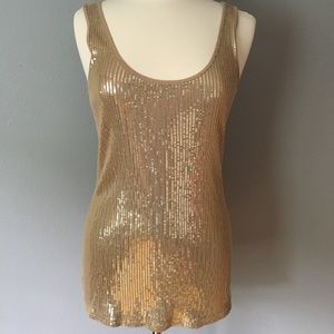 Express Sequince Gold Top